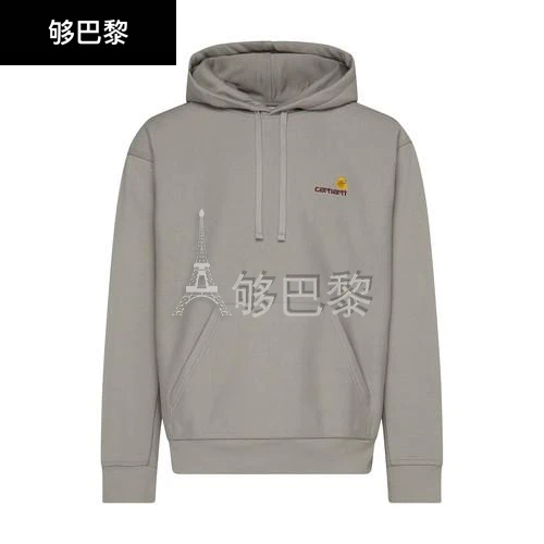 商品Carhartt WIP|【特惠8.7折】包邮包税【预售7天发货】 CARHARTT WIP 男士 卫衣 American Script 连帽衫  I028279/0WFXX CAH7DE2EGRY,价格¥1286,第2张图片详细描述