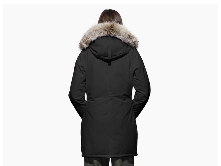 商品[国内直发] Canada Goose|CANADA GOOSE 黑色女士羽绒服 3037L-BLACK,价格¥7420,第17张图片详细描述