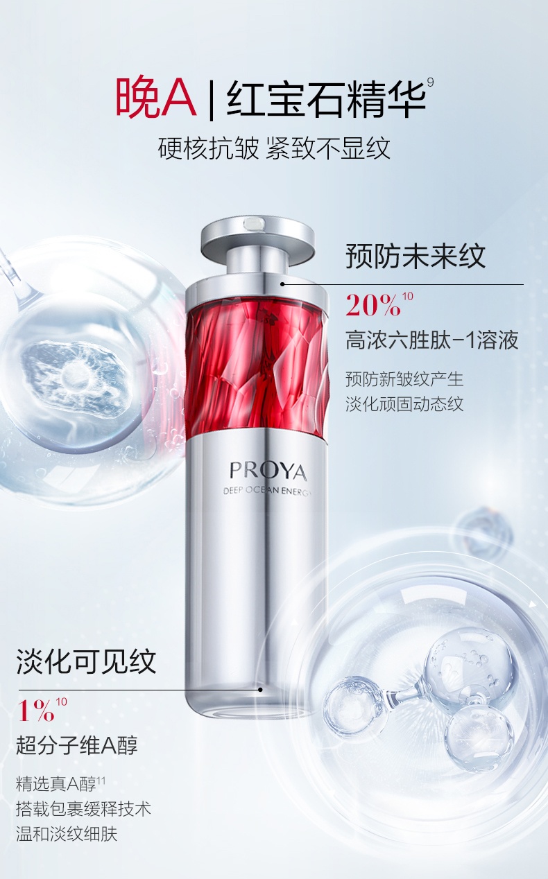 商品PROYA|珀莱雅 早C晚A精华组合 双抗30ml+红宝石30ml（赠品以实际发货为准，介意慎拍）,价格¥1022,第4张图片详细描述