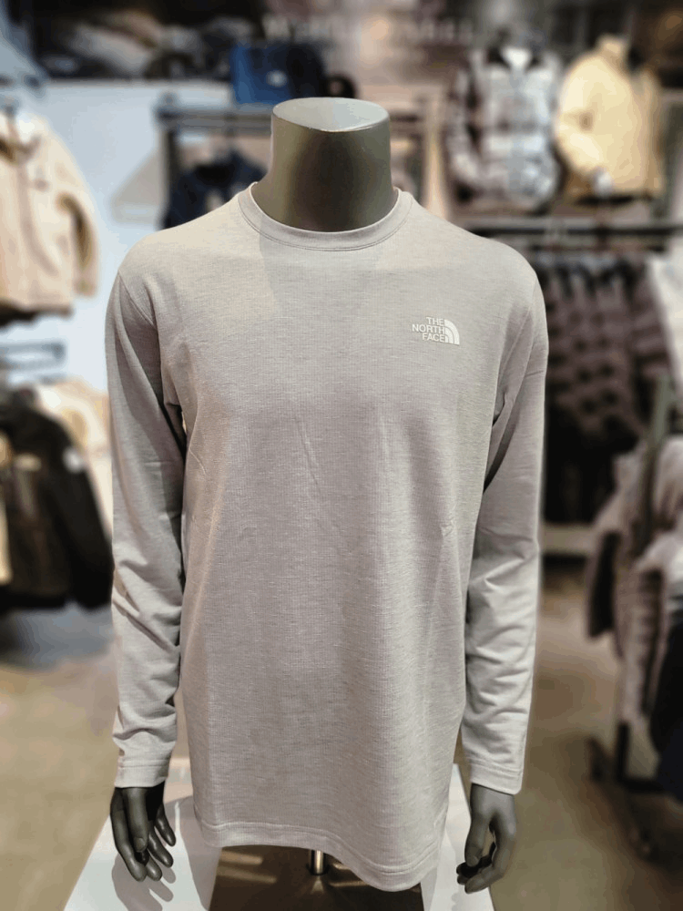 商品The North Face|【Brilliant|包邮包税】北面户外 男士 MERINO 毛 长袖 T恤 L/S R/TEE 2A-LGY NI7TN55C,价格¥385,第6张图片详细描述