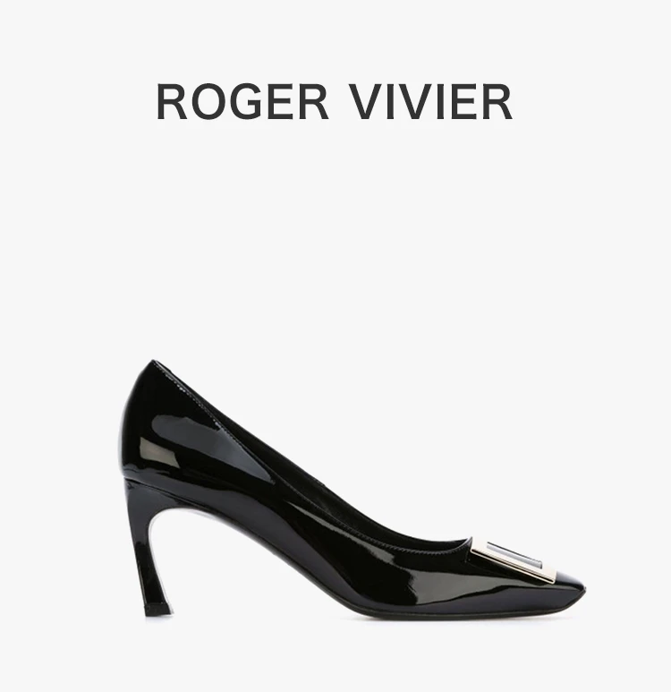 商品[国内直发] Roger Vivier|ROGER VIVIER 黑色女士高跟鞋 RVW40015280-D1P-B999,价格¥7114,第1张图片详细描述