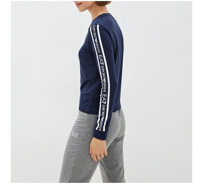 商品Emporio Armani|EMPORIO ARMANI 蓝色女士卫衣/帽衫 6KTT19-TJCRZ-1554,价格¥532,第5张图片详细描述