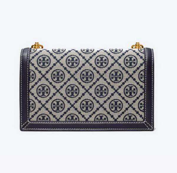 商品Tory Burch|汤丽柏琦单肩斜挎包女款深蓝棕色（香港仓发货）,价格¥3110,第3张图片详细描述
