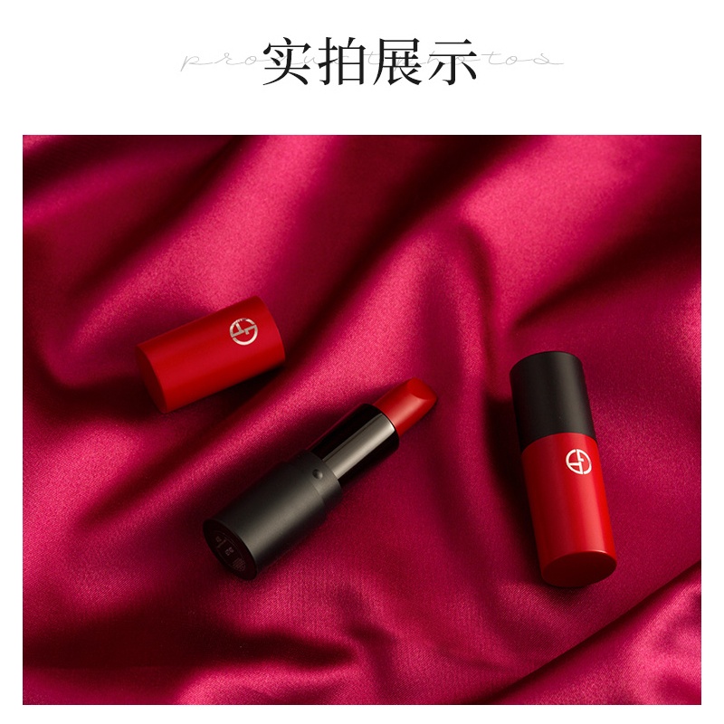 商品[国内直发] Armani|阿玛尼挚爱哑光唇膏口红#400,价格¥110,第5张图片详细描述