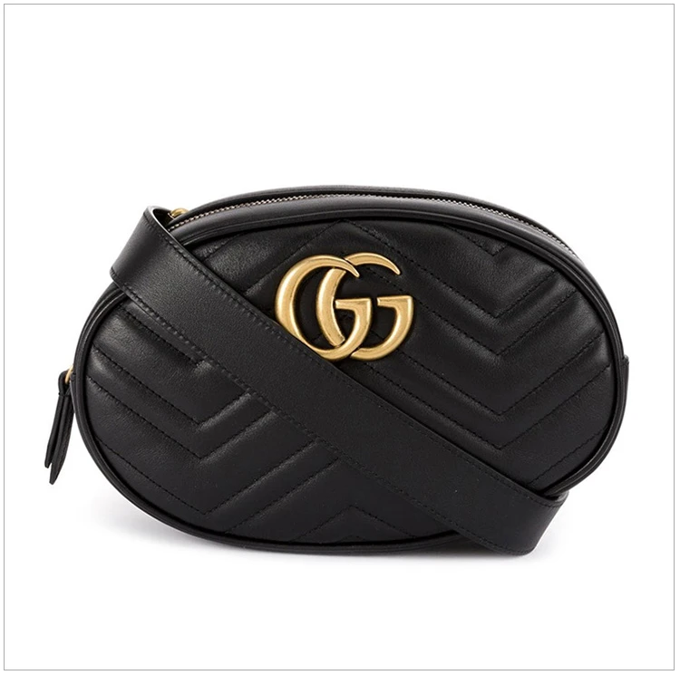 商品[国内直发] Gucci|GUCCI 黑色女士腰包 491294-DSVRT-1000,价格¥10612,第17张图片详细描述