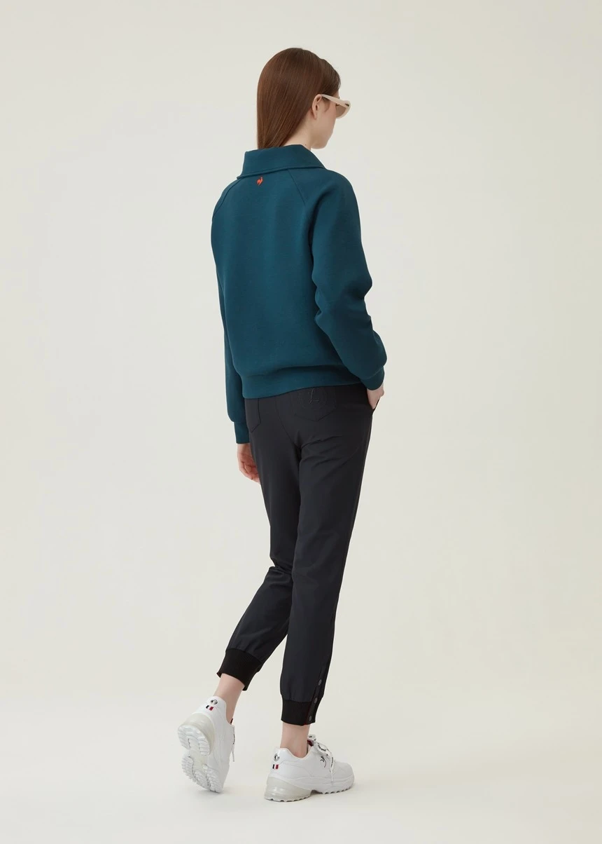 商品【预售商品15天发货】 LE COQ SPORTIF|高尔夫系列女性下摆设计 jogger 裤展现时尚气息 GO312LPT92-BEGE,价格¥725,第4张图片详细描述