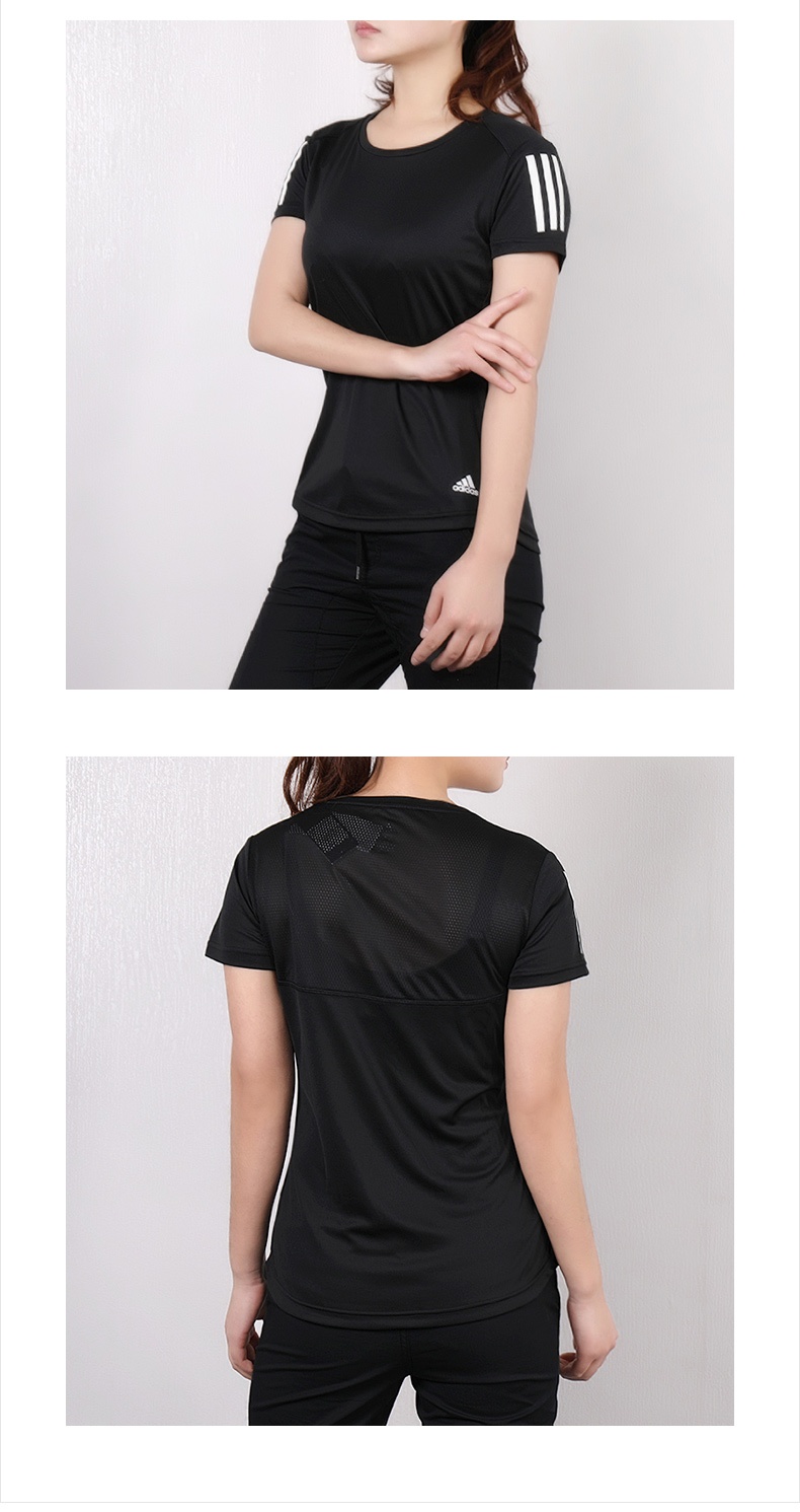 商品[国内直发] Adidas|OWN THE RUN TEE女士运动休闲短袖T恤,价格¥109,第4张图片详细描述