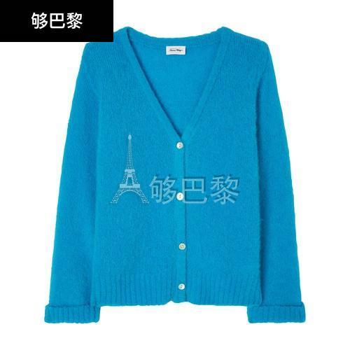 商品American Vintage|【特惠9.0折】包邮包税【预售7天发货】 AMERICAN VINTAGE 23秋冬 女士 针织衫 East 背心 AMV4G69PBL1,价格¥1800,第3张图片详细描述