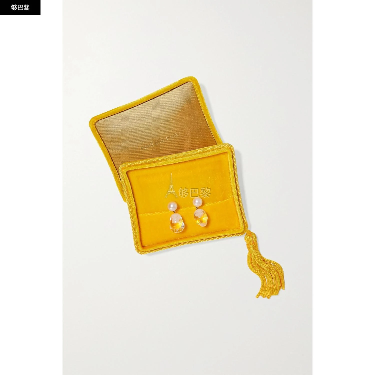 商品Sophie Bille Brahe|包邮包税【预售7天发货】 SOPHIE BILLE BRAHE 23秋冬 女士 珠宝盒 天鹅绒首饰盒 17957409491089094 PA_CAN_VELYellow ,价格¥1197,第5张图片详细描述