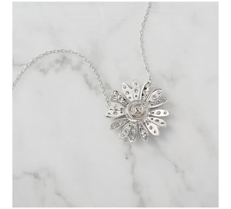 商品Swarovski|Swarovski 施华洛世奇 新款EternalFlower系列雏菊项链 5512660,价格¥540,第7张图片详细描述