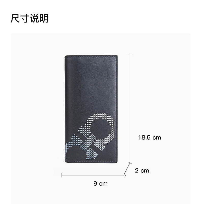 商品Salvatore Ferragamo|Salvatore Ferragamo 菲拉格慕 男士黑色印花图案长款钱包 66-A266-693696,价格¥2213,第3张图片详细描述