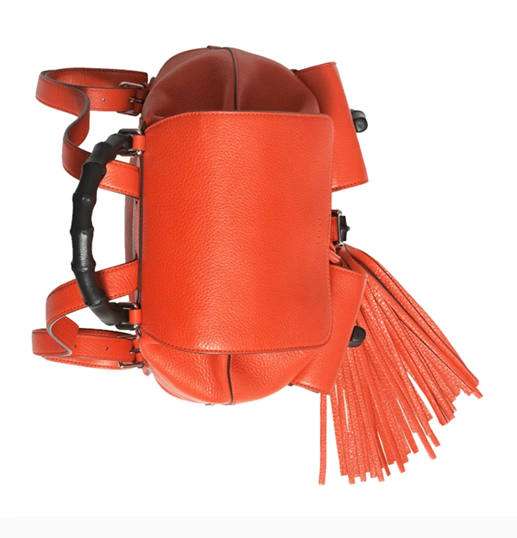 商品[国内直发] Gucci|GUCCI 橙色女士双肩包 370833-A7M0N-6525,价格¥18200,第8张图片详细描述