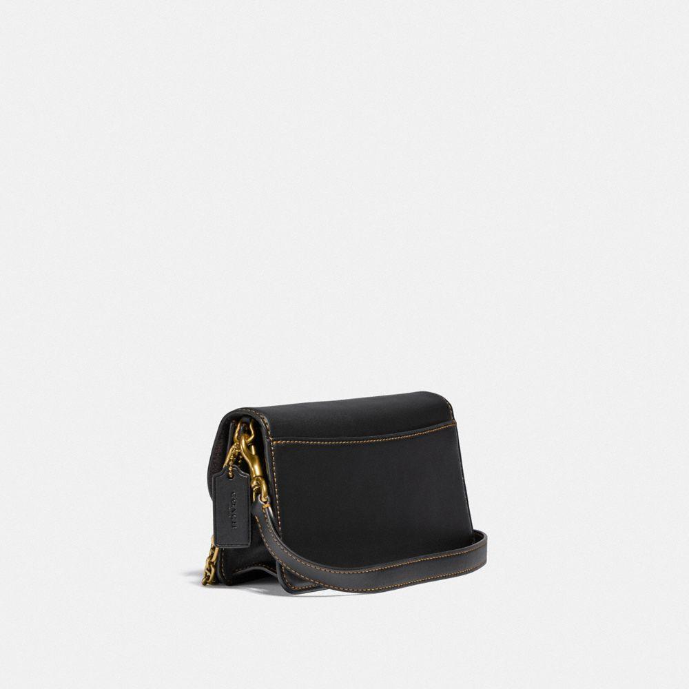 商品[国内直发] Coach|【微瑕清仓价】蔻驰新款腋下包女士专柜款皮质小号单肩斜挎包黑色/白色 礼物送女友C2617 V5SBD,价格¥1182,第10张图片详细描述