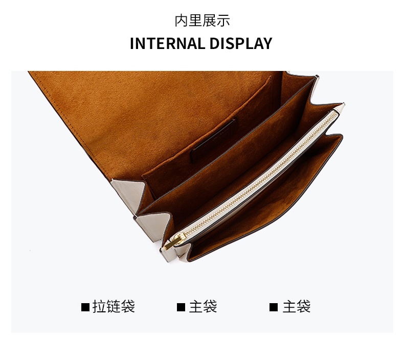 商品[国内直发] Coach|蔻驰女包COACH斜挎包奢侈品 女士白色时尚百搭皮质单肩斜挎链条包生日礼物节日送女友2561 IMCHK,价格¥1956,第7张图片详细描述