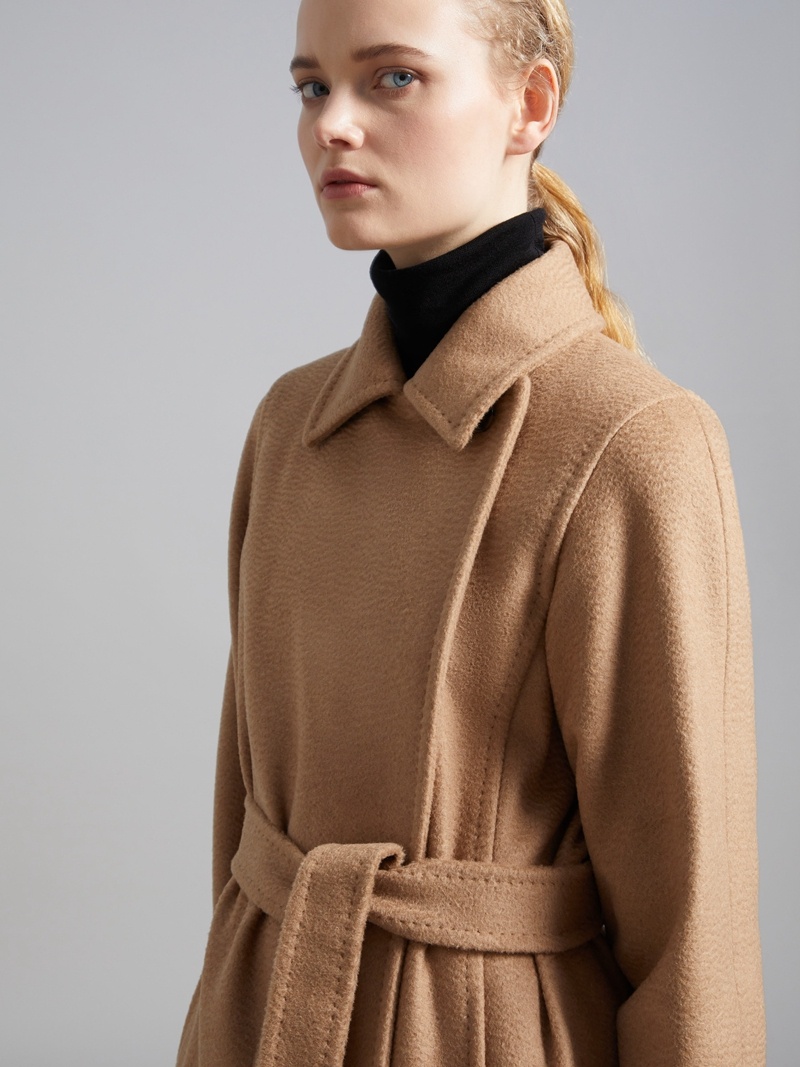 商品[国内直发] Max Mara|经典款翻领大衣外套 MANUELA,价格¥15202,第8张图片详细描述