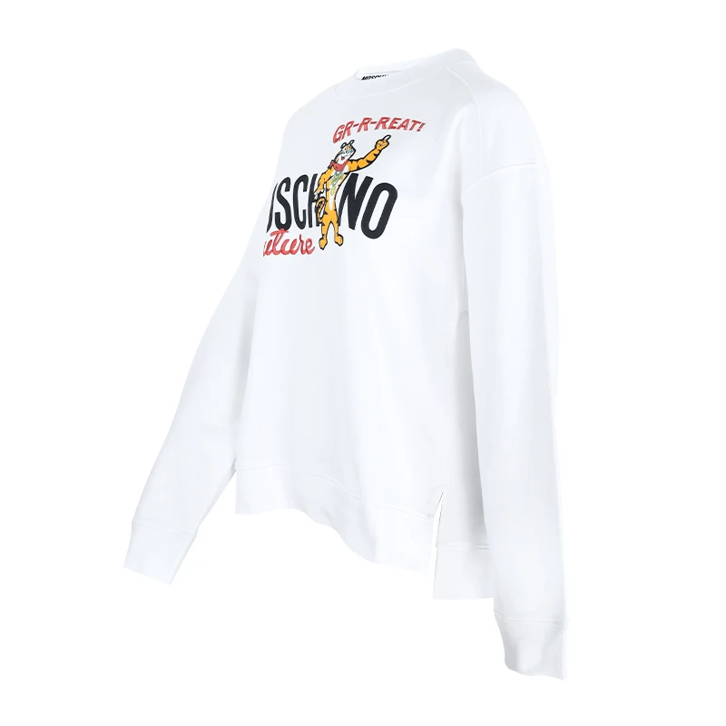 商品Moschino|MOSCHINO 女白色女士卫衣/帽衫 A1778_1027_1001,价格¥1463,第4张图片详细描述