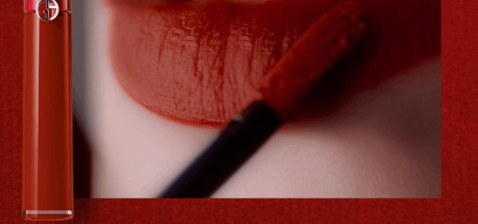 商品Giorgio Armani|Giorgio Armani|阿玛尼 红管唇釉丝绒哑光口红 6.5ml 多色号可选 色泽饱满 持久显色,价格¥173,第3张图片详细描述