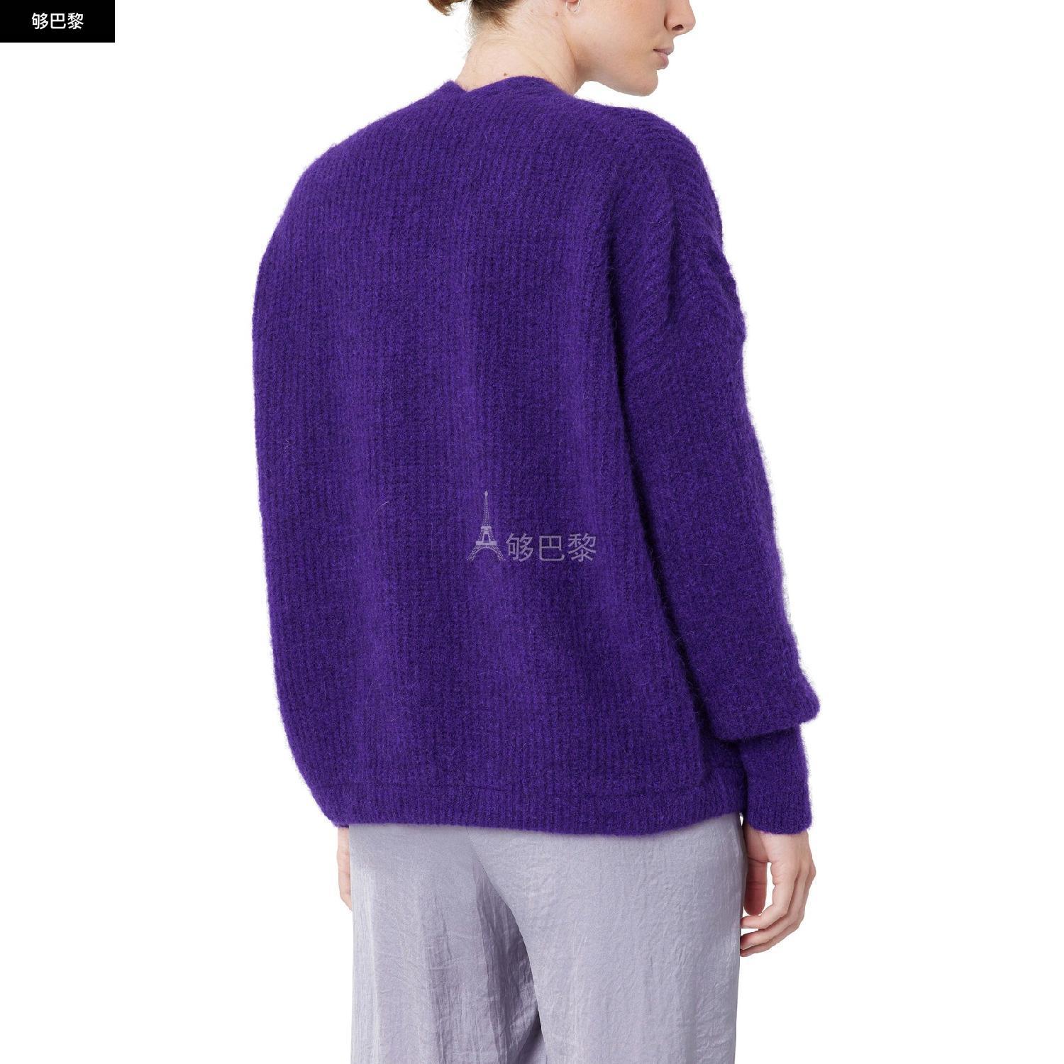 商品American Vintage|【特惠9.0折】包邮包税【预售7天发货】 AMERICAN VINTAGE 23秋冬 女士 针织衫 East 背心 AMVG87PEPUR,价格¥1681,第6张图片详细描述