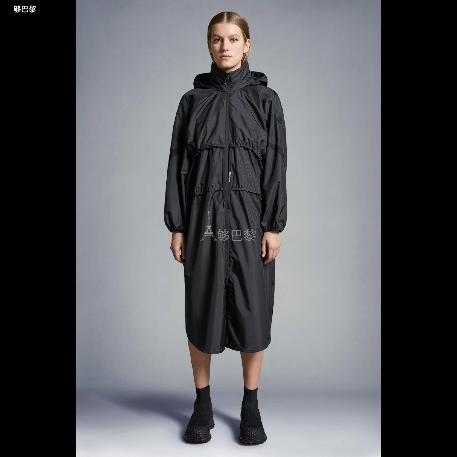 商品Moncler|包邮包税【预售7天发货】 MONCLER盟可睐 24春夏 女士 大衣 LICASTO RAIN COAT J10931C000025973I999,价格¥9417,第6张图片详细描述