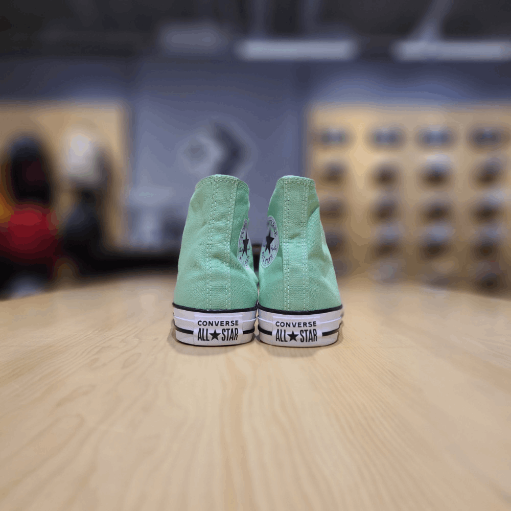 商品【预售商品15天发货】 Converse|【韩国直邮|包邮包税】匡威 女士 CHUNK TAYLOR ALL STAR SEASONAL 彩色 陶瓷 绿色 高腰 运动鞋 170465C,价格¥441,第5张图片详细描述