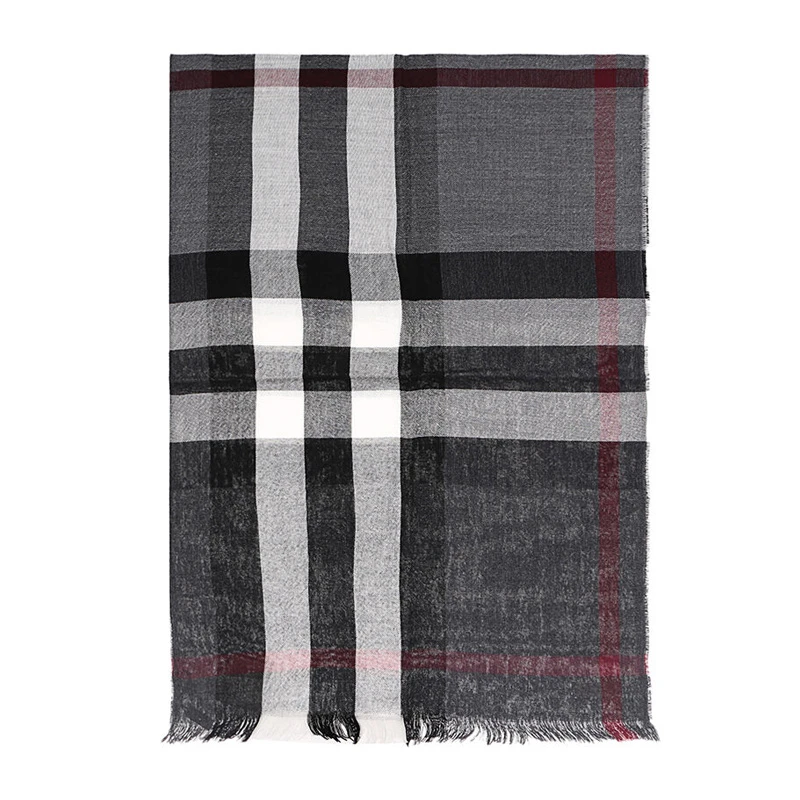 商品Burberry|BURBERRY 格纹男士围巾 4000328,价格¥1966,第3张图片详细描述