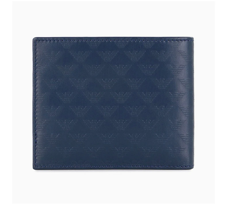 商品[国内直发] Emporio Armani|EMPORIO ARMANI 蓝色男士短款钱夹 YEM176-YC043-80482,价格¥1402,第5张图片详细描述
