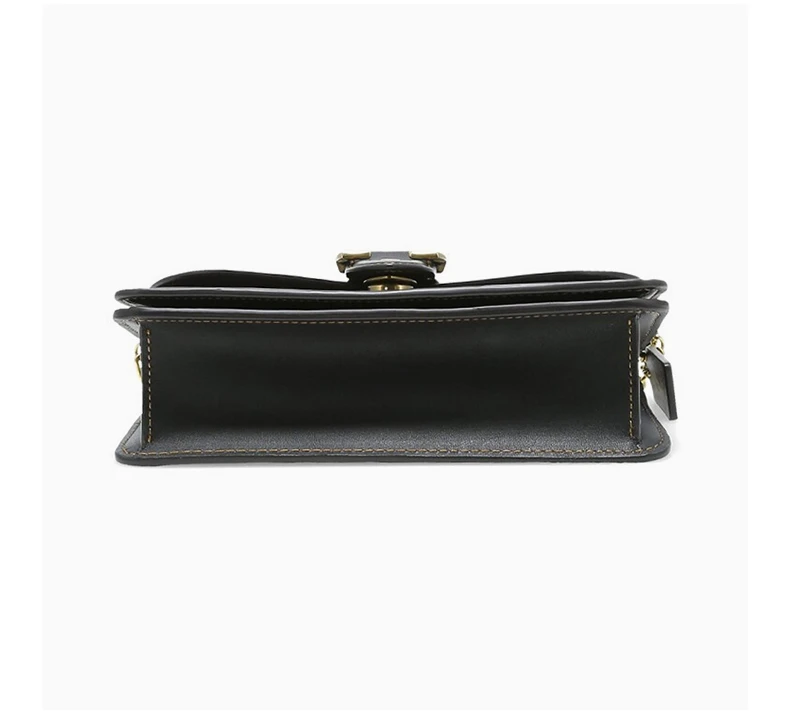 商品Coach|Coach(专柜) 女士黑色皮革金属搭扣链条单肩包 4763B4BK,价格¥1815,第8张图片详细描述