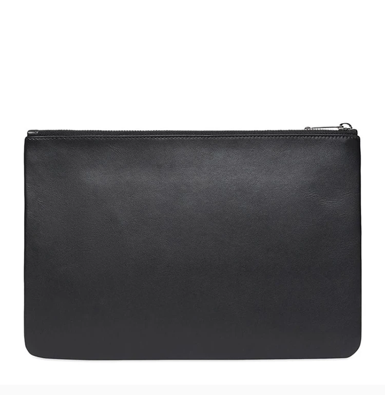 商品[国内直发] Burberry|Burberry 博柏利 男士黑色小牛皮手拿包 8015695,价格¥4282,第5张图片详细描述