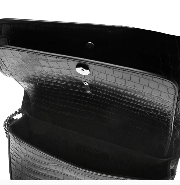 商品[国内直发] Yves Saint Laurent|YSL 圣罗兰 女士黑色链条装饰手提单肩包 486638-DZE0D-1000,价格¥11383,第16张图片详细描述