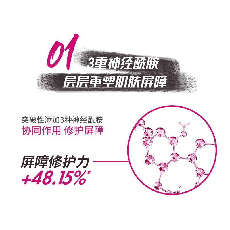 商品[国内直发] L'Oreal Paris|欧莱雅水绷带面霜清润葡萄籽强韧修护霜 25ml*2,价格¥86,第3张图片详细描述