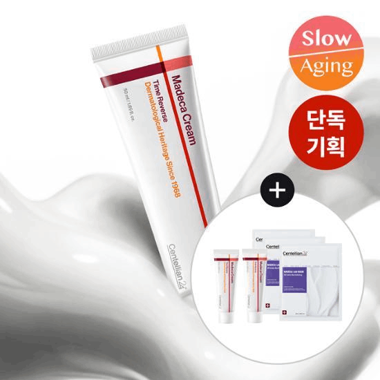 商品Olive Young|Centellian24 Madeca Cream Time Reverse Exclusive特别版（15ml*2+3片面膜包） A000000199664,价格¥223,第8张图片详细描述