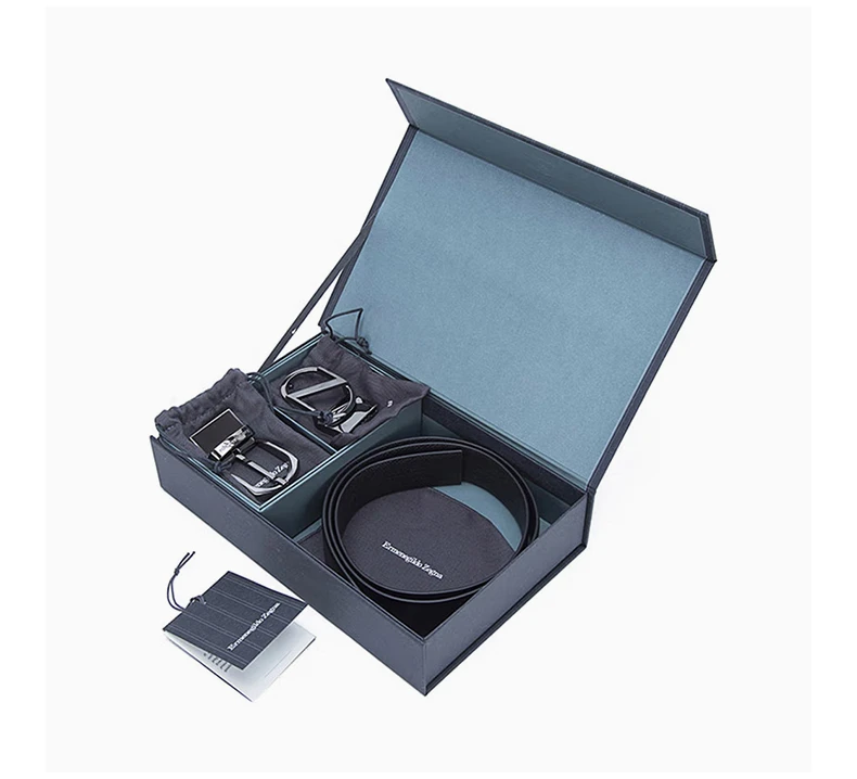 商品[国内直发] Zegna|Z ZEGNA 男士黑色腰带 BBOX14-VIT-NTM【包装随机，部分无包装盒】,价格¥2311,第6张图片详细描述