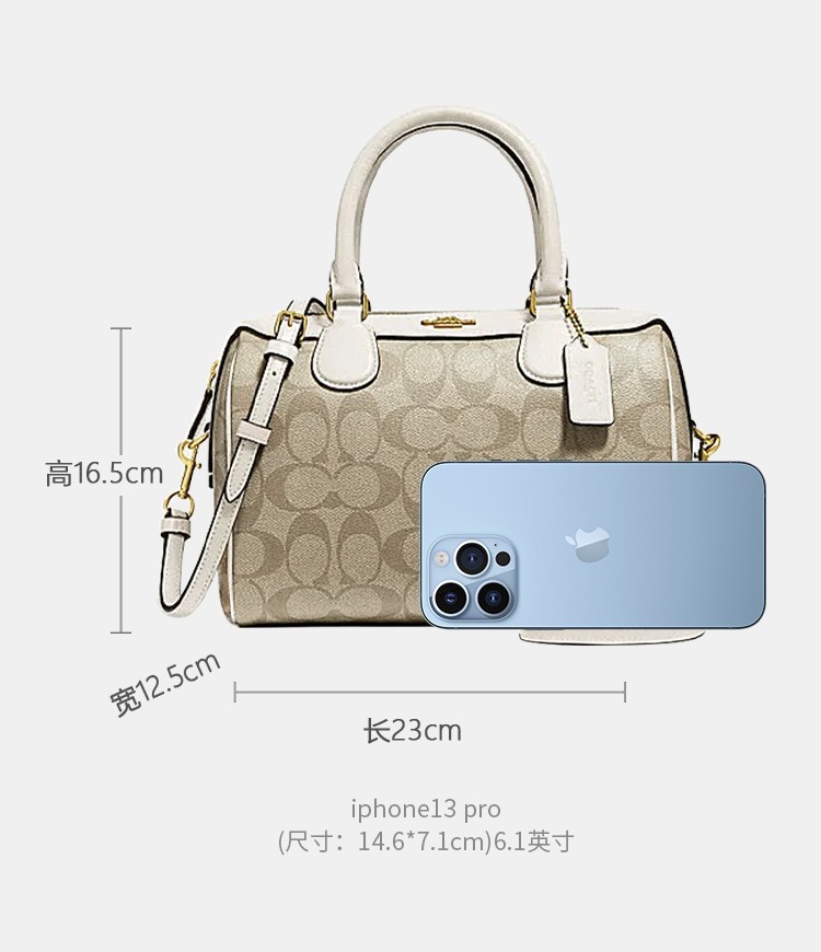 商品[国内直发] Coach|COACH【全国联保】Bennett 23单肩斜挎波士顿包32203,价格¥1616,第2张图片详细描述