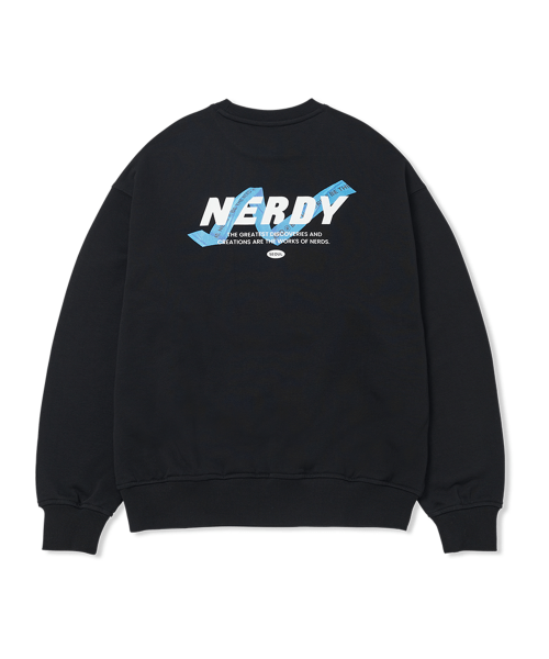 商品NERDY|【享贝家】NERDY 新款男女同款情侣款运动休闲套头衫卫衣 黑色\奶白色\紫色（预售款，10天发货）PNEF22KC170106,价格¥262,第6张图片详细描述