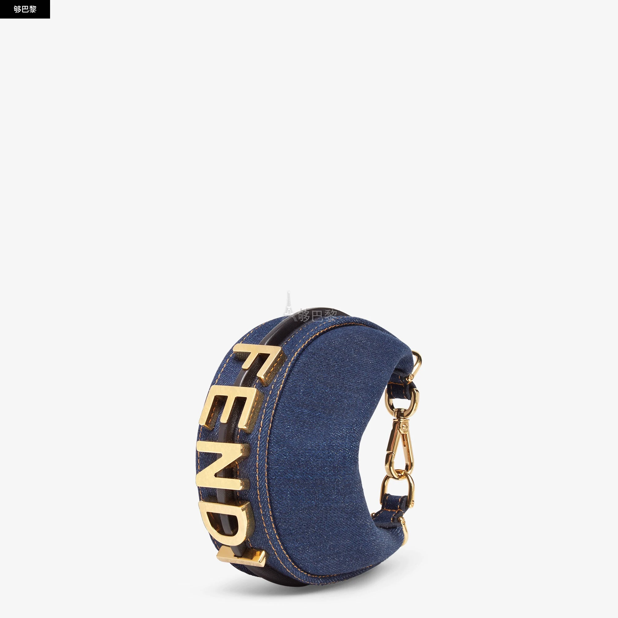 商品Fendi|【预售】 芬迪 25春夏 女士 挂饰 Nano Fendigraphy 7AS089AL9MF1IRF ,价格¥8843,第3张图片详细描述