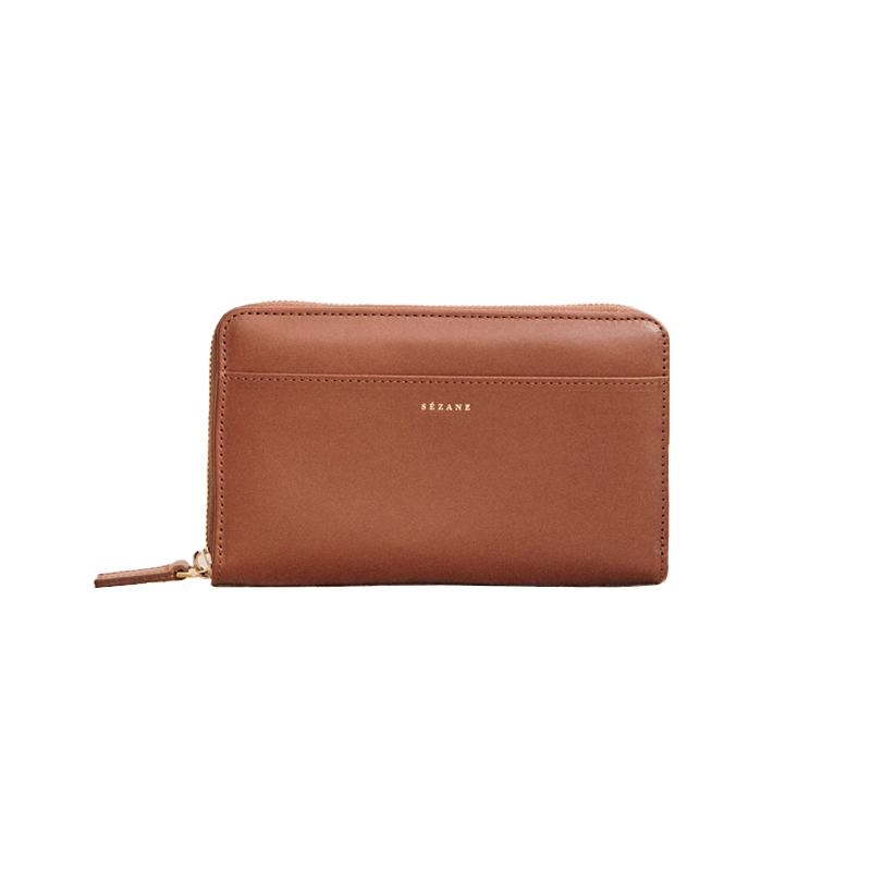 商品SEZANE|Sezane 23新款 VICTORIA女士光滑植鞣牛皮钱包,价格¥1357,第12张图片详细描述