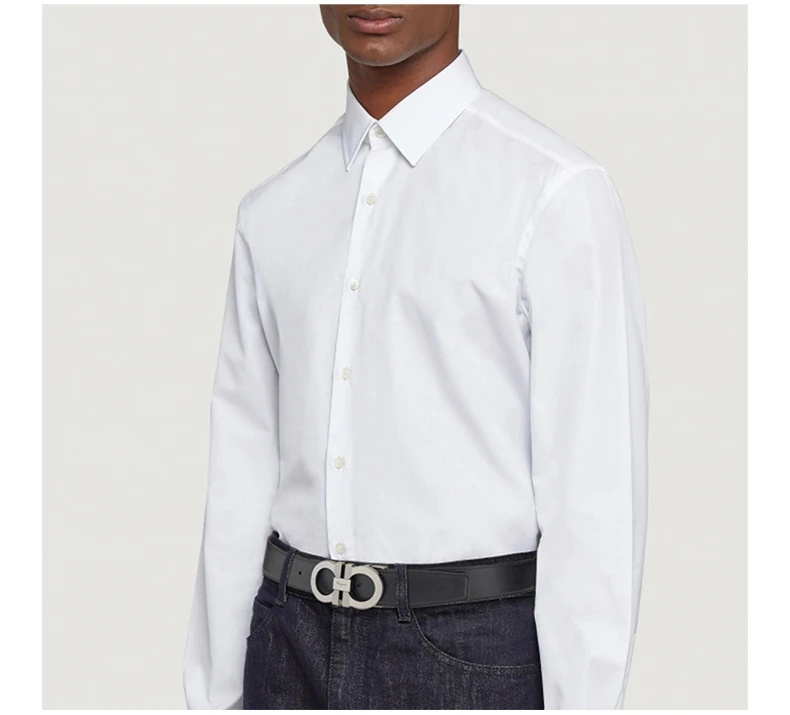 商品Salvatore Ferragamo|SALVATORE FERRAGAMO 拼色男士腰带 67-0084-750184,价格¥2695,第7张图片详细描述