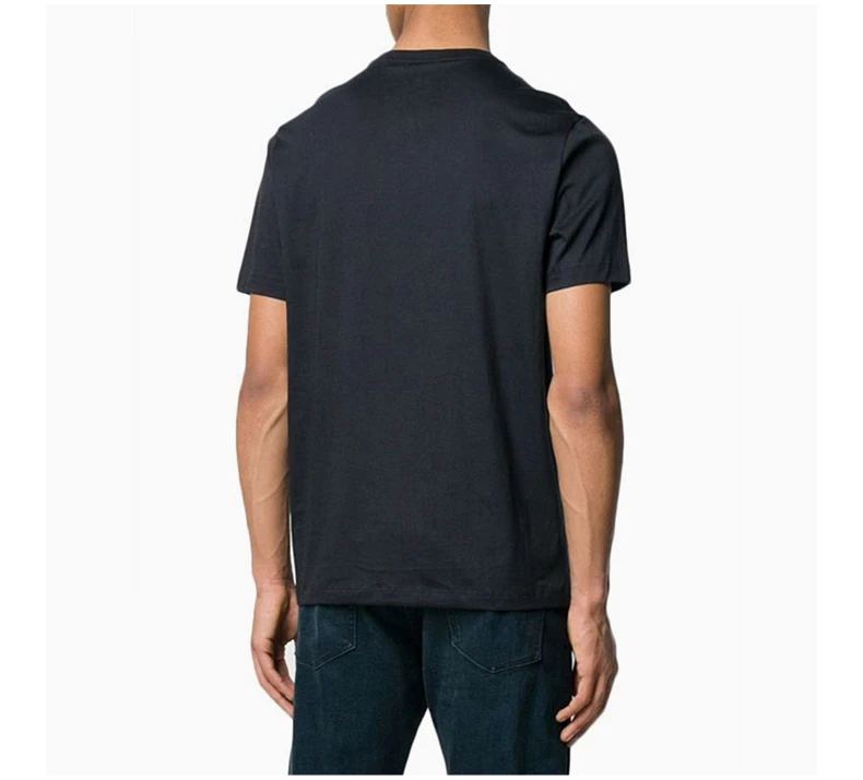 商品Emporio Armani|Emporio Armani 安普里奥 阿玛尼 男士短袖T恤深蓝色 3G1TM4-1JHRZ-0920,价格¥362,第6张图片详细描述