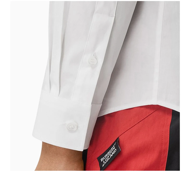 商品Burberry|BURBERRY 白色男士衬衫 8032308,价格¥2355,第7张图片详细描述