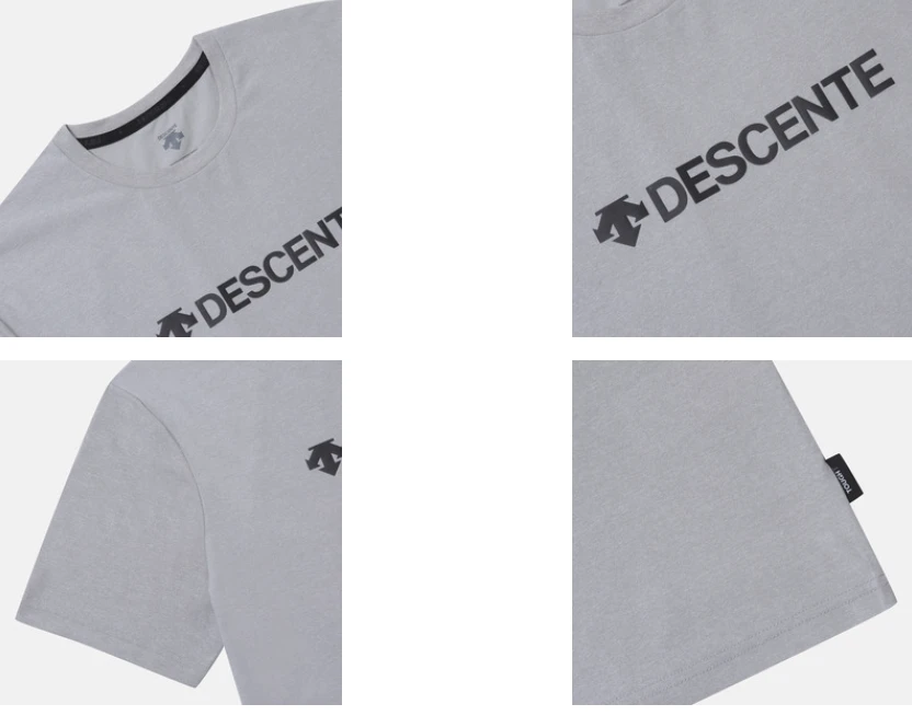 商品DESCENTE|【享贝家】ZY-迪桑特 夏季新款 速干透气运动训练上衣短袖T恤 男女同款 SO123UTS13,价格¥305,第15张图片详细描述