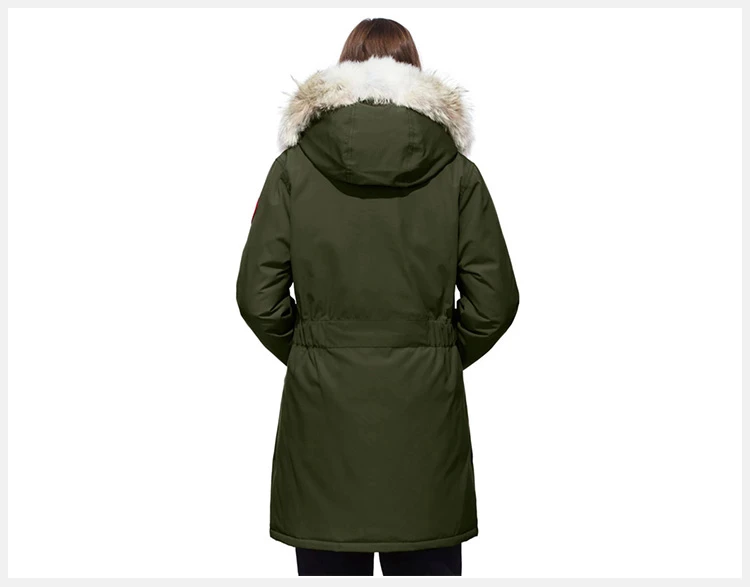 商品[国内直发] Canada Goose|Canada Goose 加拿大鹅 trillium羽绒服女士中长款 6660L-military-green,价格¥11949,第6张图片详细描述