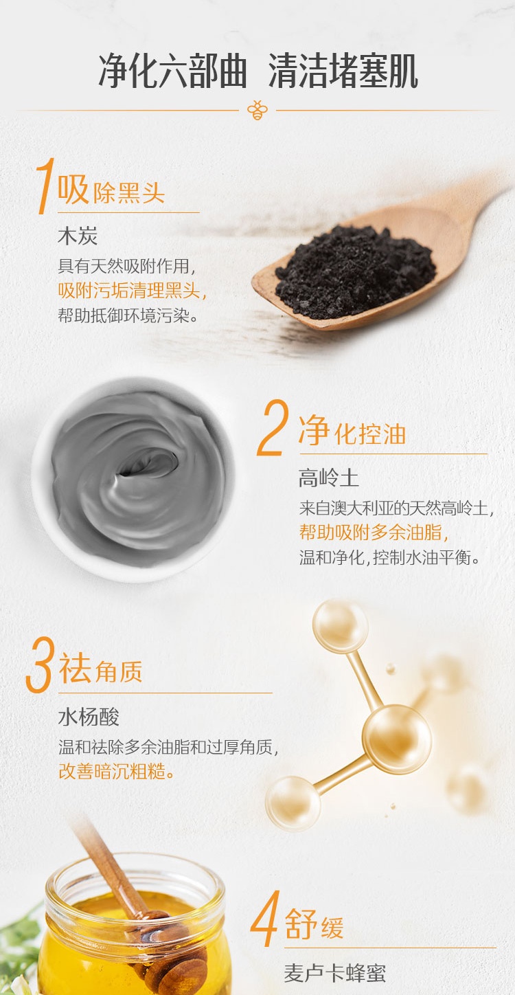 商品Swisse|斯维诗 麦卢卡蜂蜜面膜蜂毒面膜70g 深层清洁收缩毛孔（新老版本随机发）,价格¥152,第3张图片详细描述