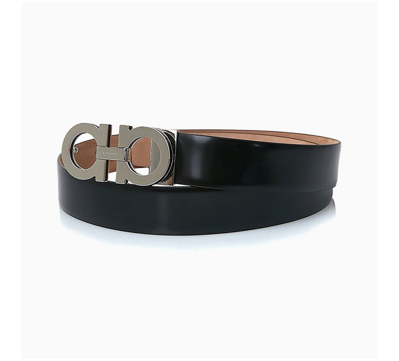 商品Salvatore Ferragamo|Salvatore Ferragamo 菲拉格慕 男士黑色可调节腰带 67-9880-688759【包装随机，部分无包装盒】,价格¥3515,第5张图片详细描述