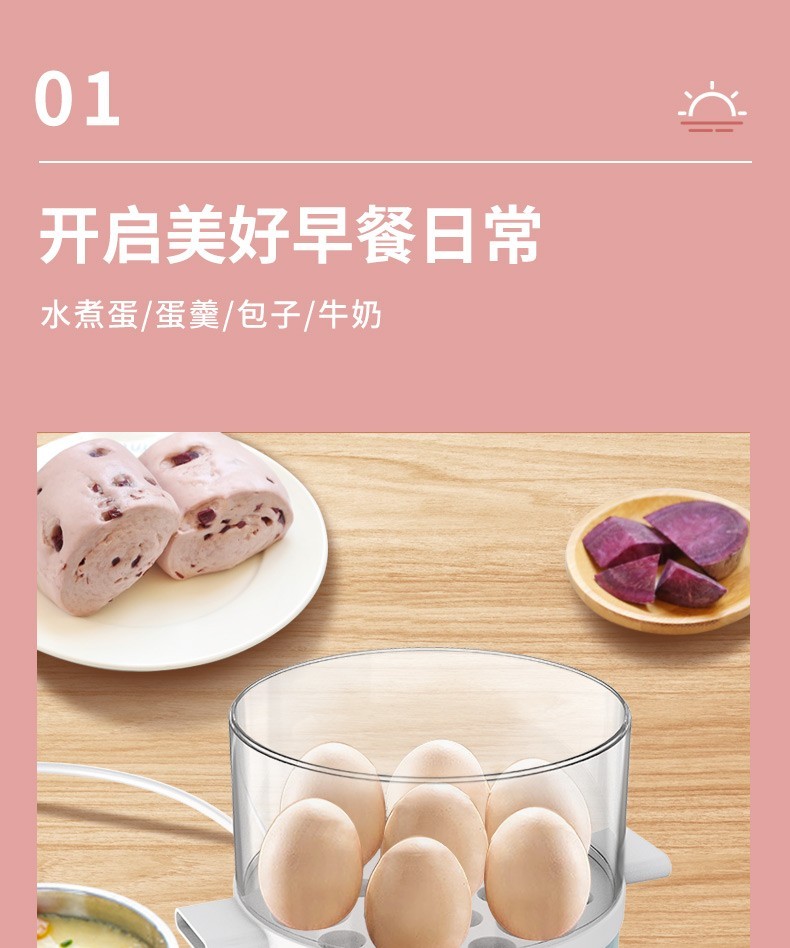 商品[国内直发] MELING|美菱MUE-LC3502 煮蛋器 家用多层蒸蛋器多用途家用,价格¥160,第3张图片详细描述