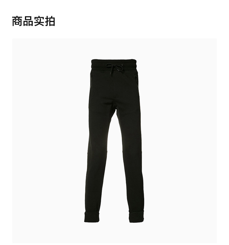 商品Moncler|Moncler 男士棉质黑色休闲裤 8700300-8098Z-999,价格¥3089,第5张图片详细描述