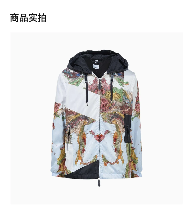 商品[国内直发] Burberry|BURBERRY 男士印花外套 8055991,价格¥9255,第4张图片详细描述