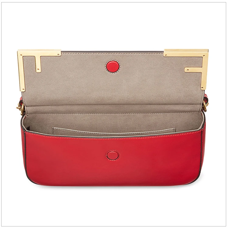 商品[国内直发] Fendi|Fendi 芬迪 女士棕色小牛皮单肩包斜挎包 8BT297-A5MP-F1539,价格¥13705,第7张图片详细描述