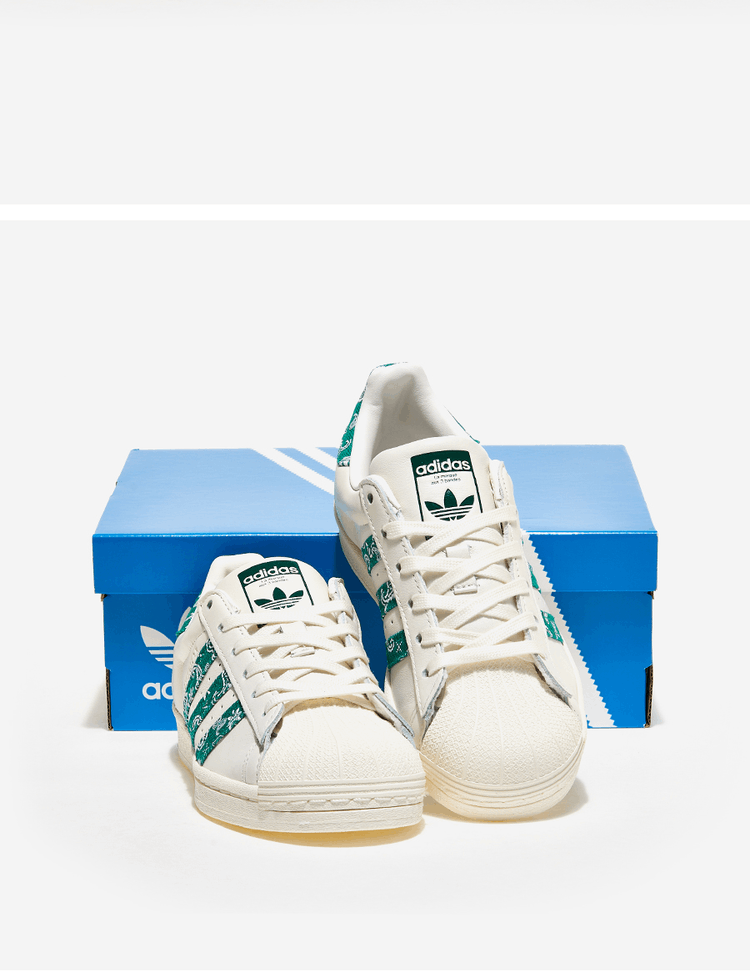 商品Adidas|【Brilliant|包邮包税】阿迪达斯 SUPERSTAR  运动鞋 SNEAKERS  HP5509 CLOWHI/BGREEN/OWHITE,价格¥585,第4张图片详细描述