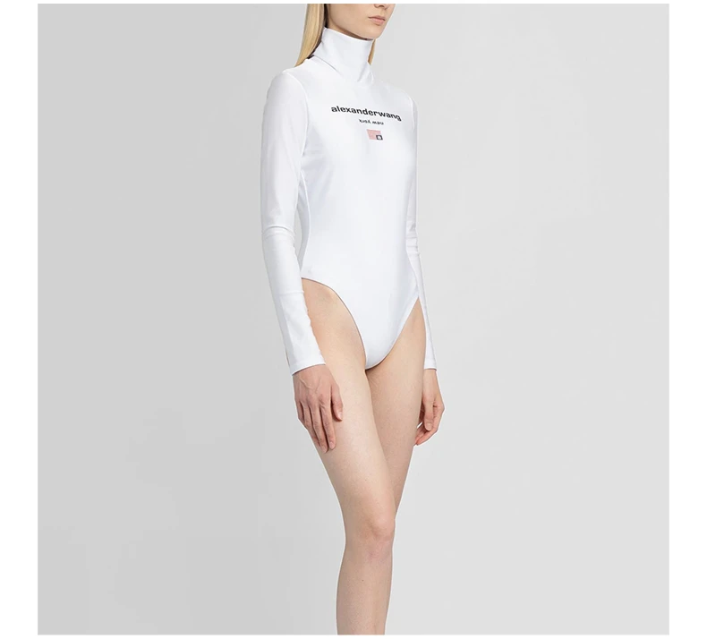 商品Alexander Wang|ALEXANDER WANG 白色女士连体裤 4CC3217020-100,价格¥1370,第6张图片详细描述