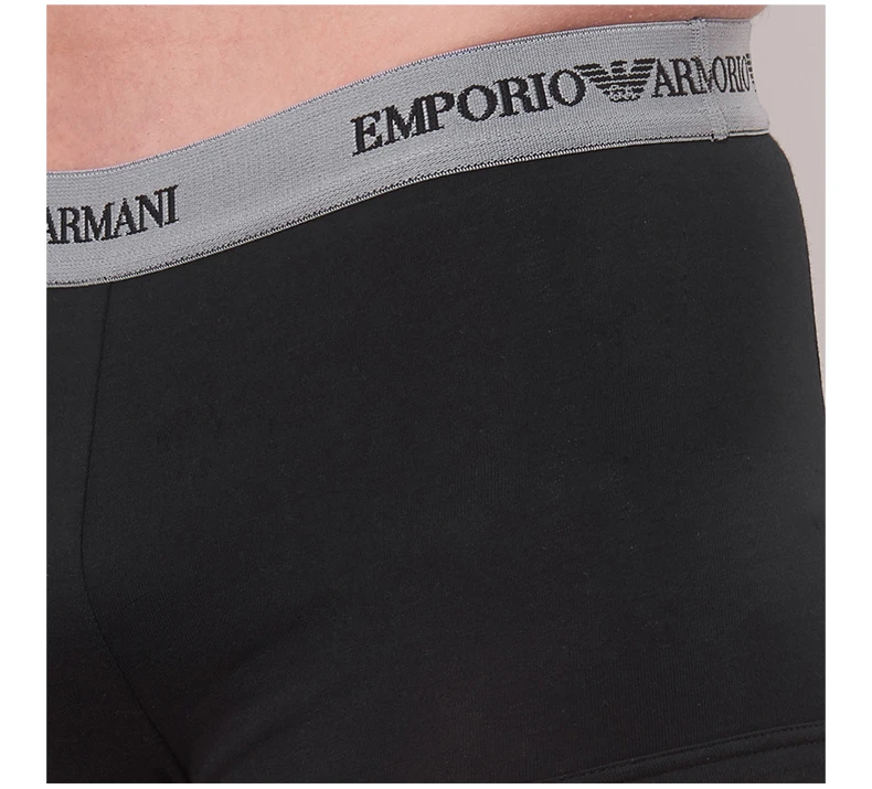 商品Emporio Armani|EMPORIO ARMANI 黑色男士内裤 111357-CC717-120,价格¥320,第7张图片详细描述